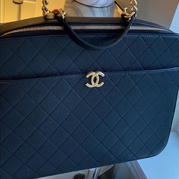 🖤🖤🖤 Gorgeous Rare Vintage Caviar Chanel Briefcase🖤🖤🖤 - Picture 1 of 16